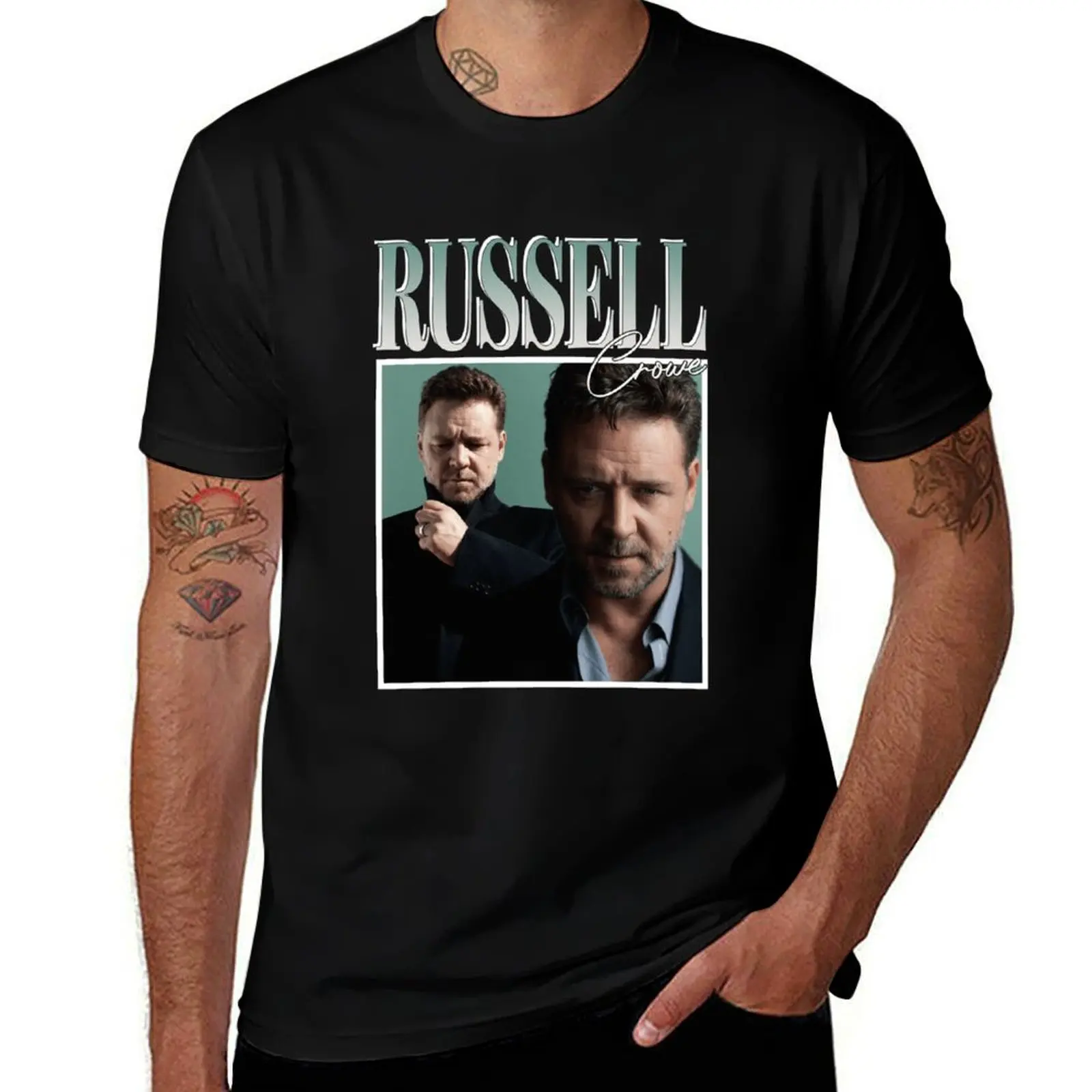 

humor crowe t man for shirts tshirt funny T-Shirt Russell shirts t dark man men