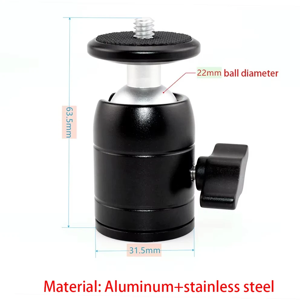 

Photography ball head Octopus Mobile Phone Clip Digital Camera Accessorie Tripod Photography Monitoring Mini Spherical ball head