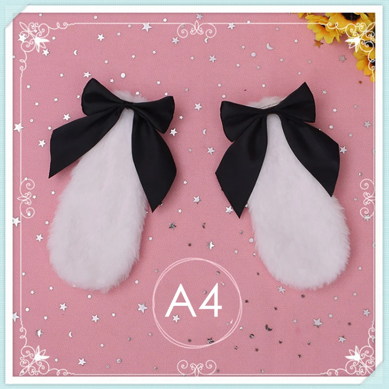 Kawaii Women Girls Hair Clip Cute Rabbit Bunny Plush Lop 