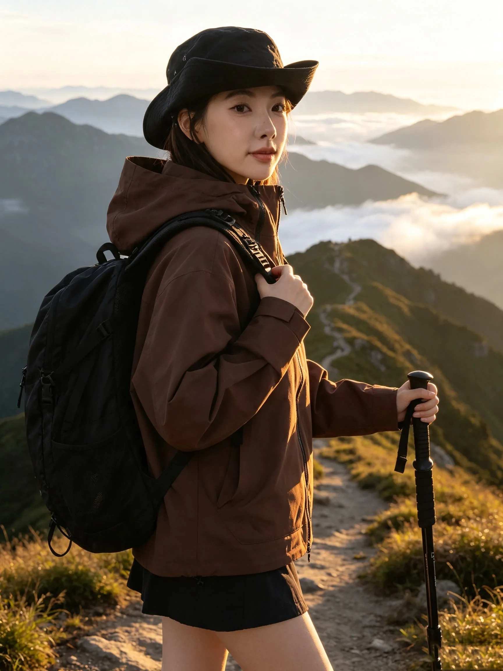 Single layer windproof outdoor casual solid color unisex jacket