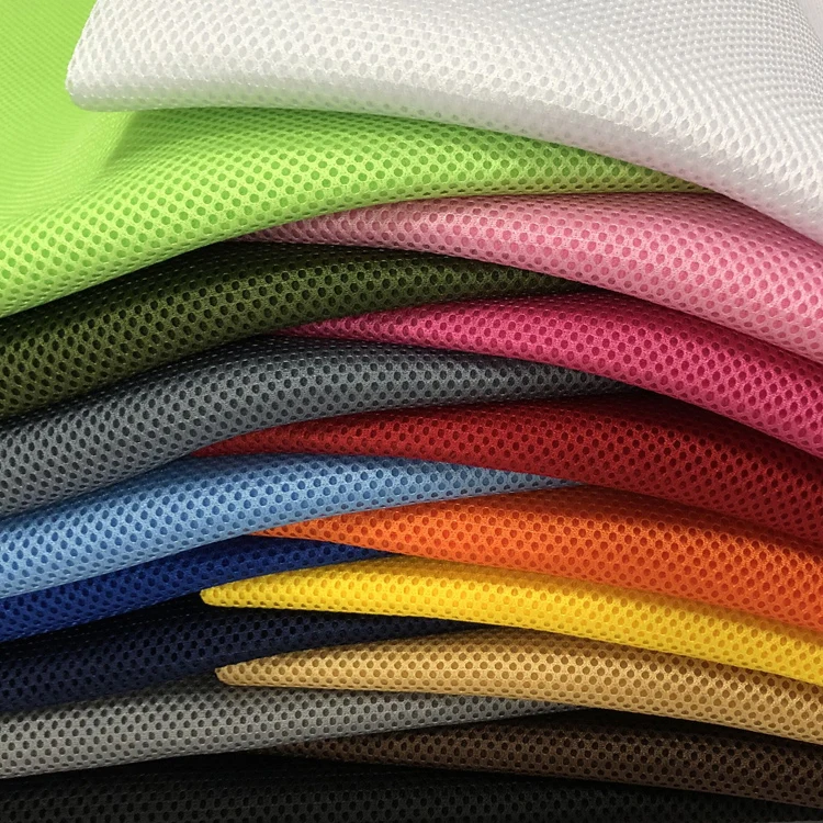 100*150cm 3D Thickened 3 Layer Sandwich Mesh Fabric for Seat Cover Breathable Sport Shoes Bags Sofa Cloth Material