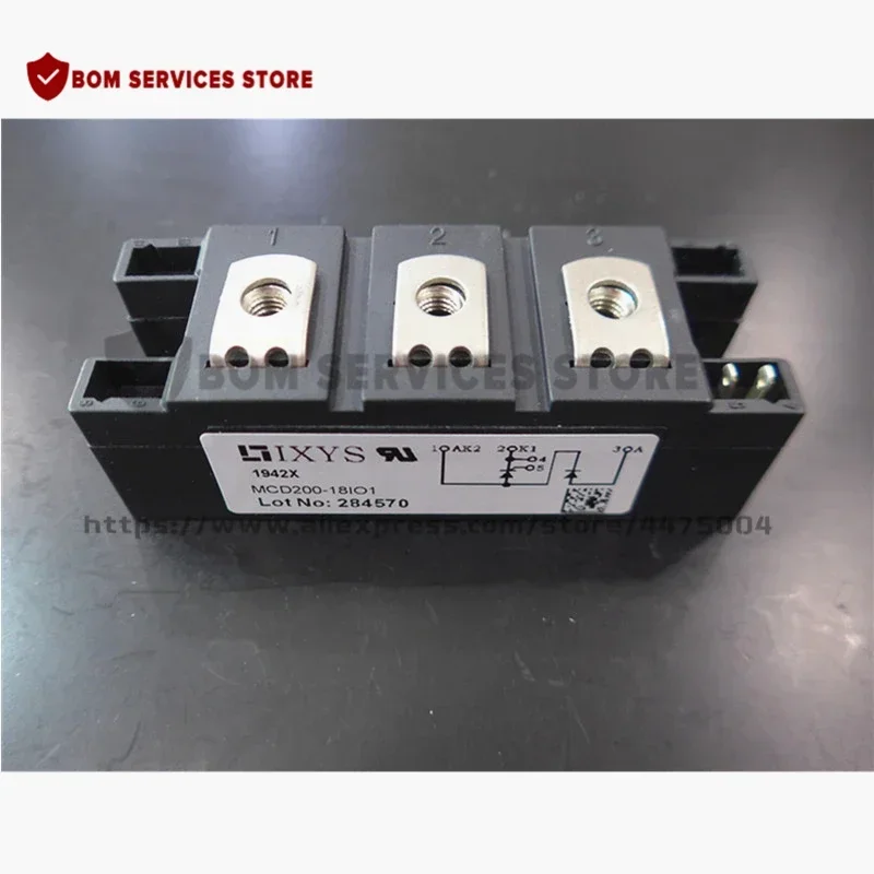 MCD200-16IO1 MCD200-14IO1 MCD200-12IO1 شحن مجاني جديد الأصلي IGBT وحدة