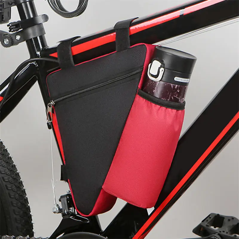 Bicycle Triangle Bag Bicycle Front Frame Handlebar Waterproof Cycling Bags Bike Parts