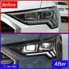 아우디 Q3 2020-2023년식 차량용 전조등 어셈블리 업그레이드 매트릭스 디자인 스타일 LED 듀얼 프로젝터 렌즈 자동차 액세서리 2