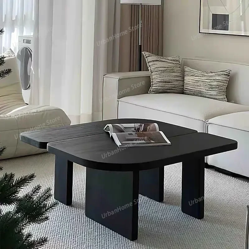 

Italian Minimalism Coffee Table Modern Luxury Originality Low Coffee Table Wooden Simple Home Furniture Stolik Kawowy