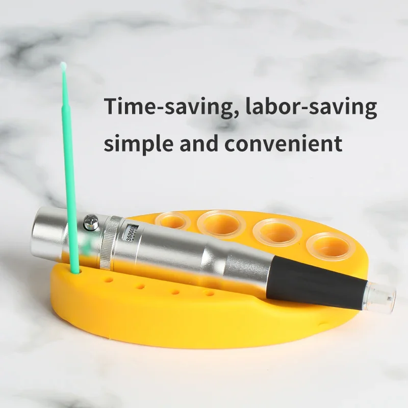 1 قطعة آلة الوشم سيليكون حامل قلم ماكياج المنظم عرض قوس حامل صينية دائمة إطار دعم الوشم الملحقات #4