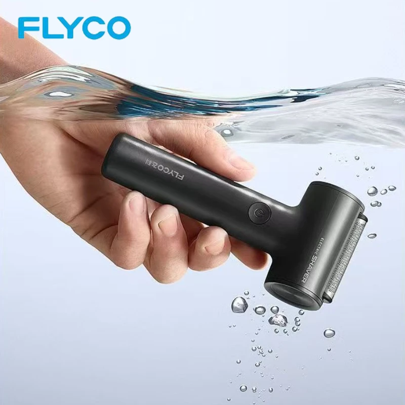

Flyco FS683 Новая сабельная бритва для мужчин IPX7 Водонепроницаемая плавающая головка с одним лезвием Бионическая мембранная нож Сетка Портативное бритье