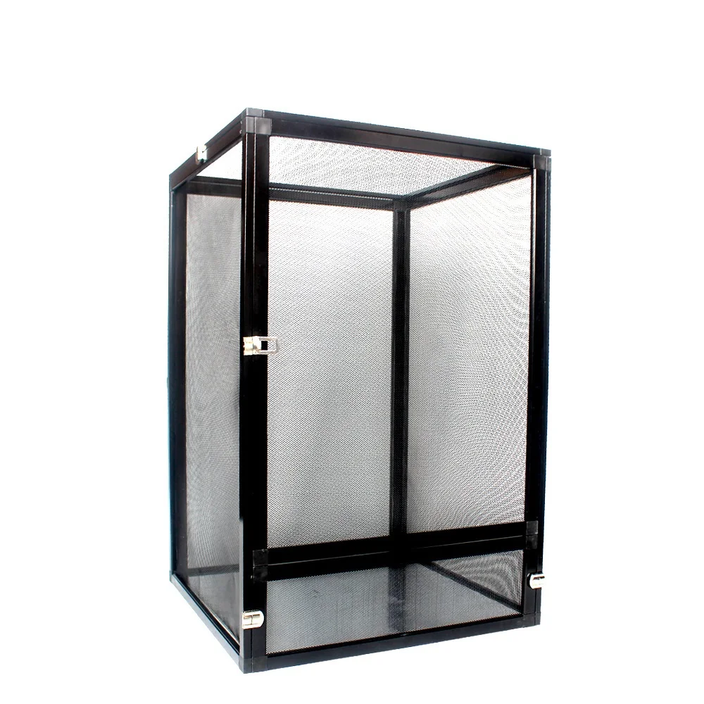 

Reptile Cage Pet Chameleon Lizard Breeding Box Aluminum Alloy Assembled Mesh Box