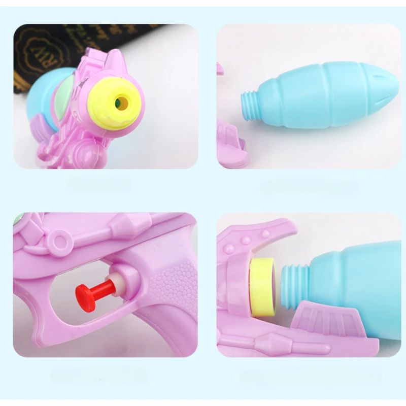 Cartoon Mini Water Gun Swimm Pool Beach Water Gun Kid Beach Swimm Pool Multiple People Battle Water Toy Bathroom Water Fun Gun