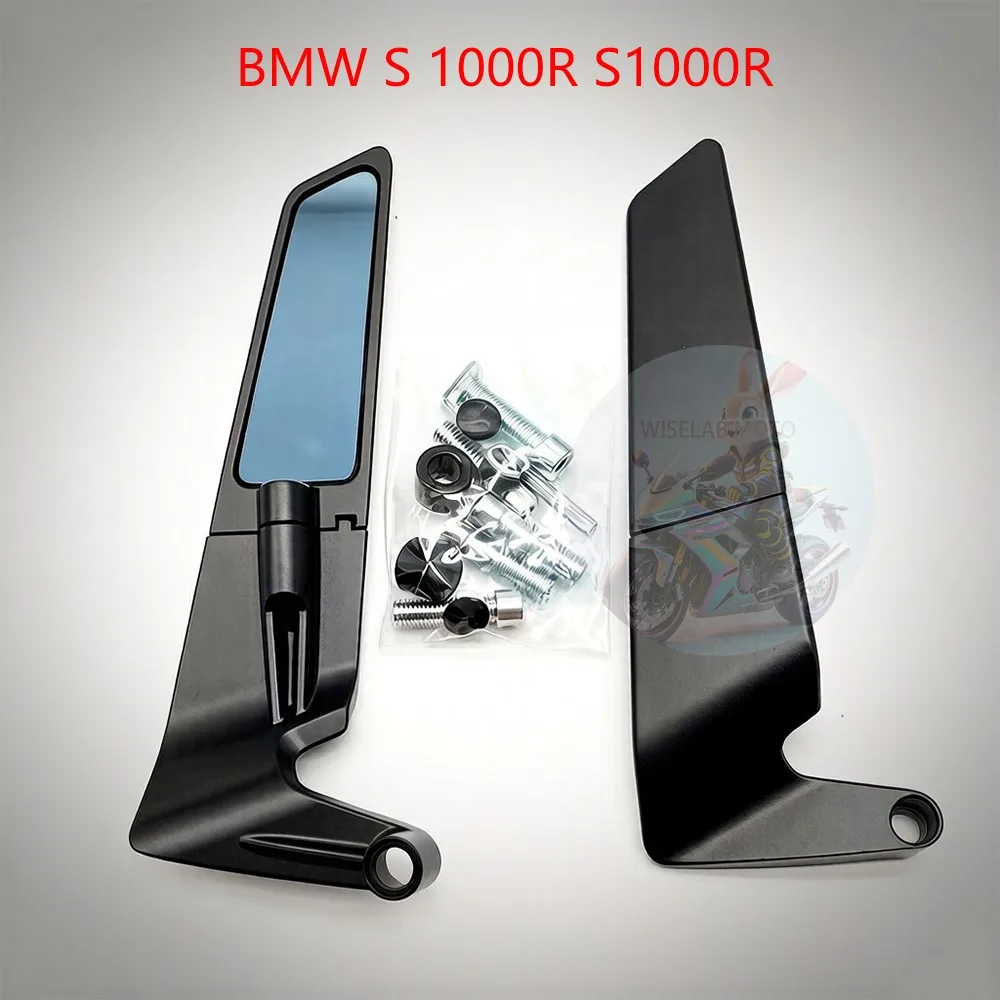 For BMW S 1000R S1000R 2021 2022 2023 Motorcycle Accessories carbon fibre Mirror Stealth Winglets Rearview Mirrors