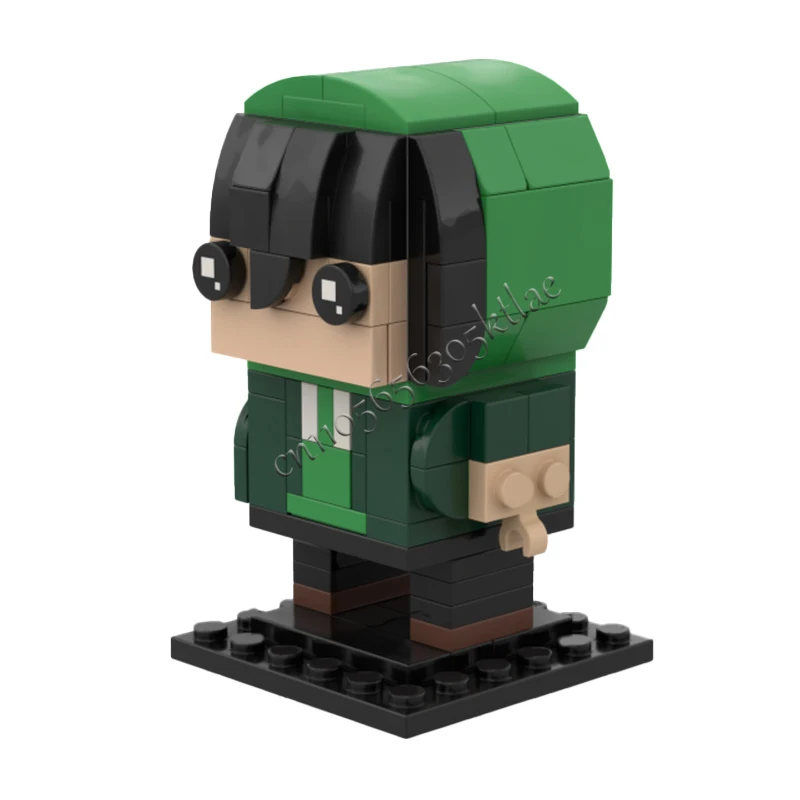 117 pièces MOC Série de figurines TV Vedal Brickheaded, Ensembles de modèles de blocs de construction, Jouet d'assemblage DIY en briques, Cadeaux pour enfants, Collection et présentation