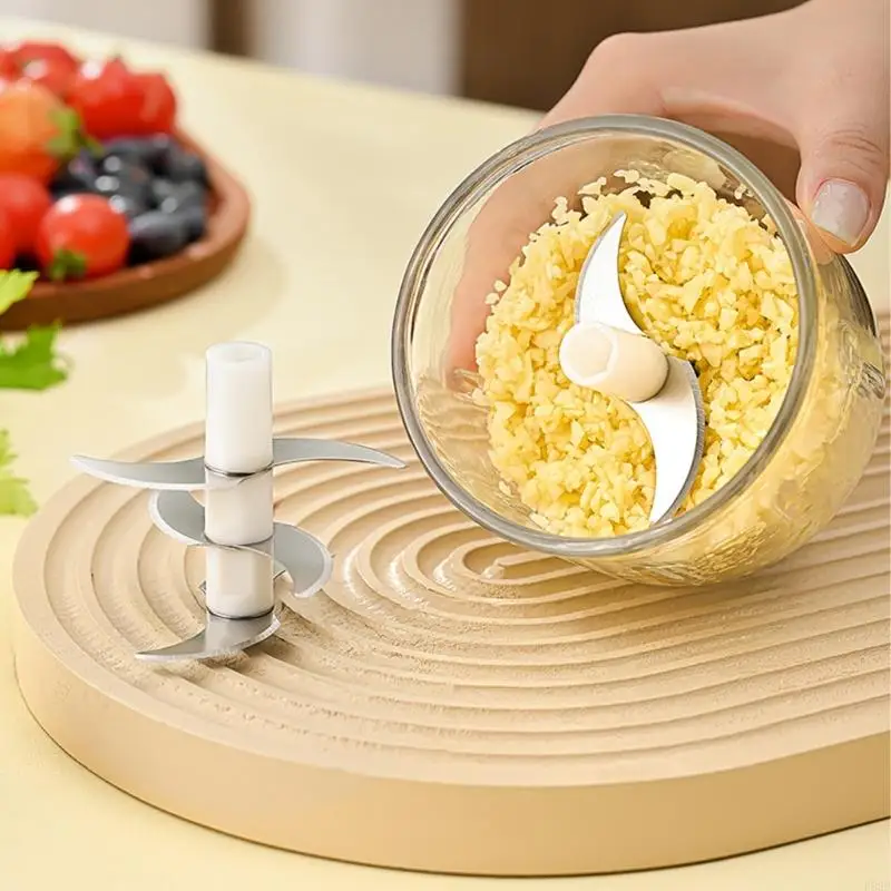 F92F Electric Garlic Chopper 100ML Chopper Garlic Mincer USB Vegetable Chopper Onion Chopper Small Processor