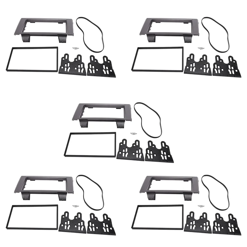 

5X двойной Din автомобильная лицевая радиопанель для IVECO Daily 2006-2014, монтажный комплект аудиорамки, установка рамки