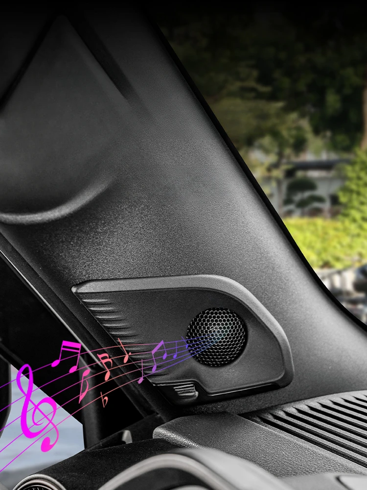 

For Land Cruiser LC250 Prado 2024 2025 A Pillar Tweeter Speaker JBL Horn Modification Accessories