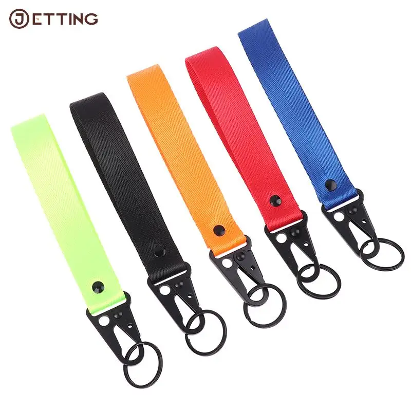 1* Key Chain Car Key Strap Waist Wallet Ribbon Keychain Lanyard Business Gift Key Chain For JDM Car Motorcycle Keychain Key Ring