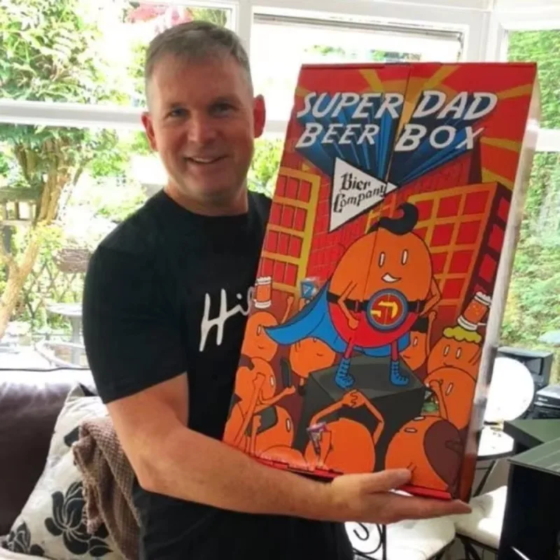 Customization.Wine Advent Calendar Mystery Box Wholesale Custom Logo Cardboard Beer Advent Calendar Box