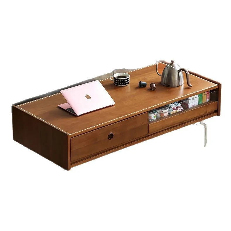 

Журнальный столик из массива дерева в средневековом стиле, легкая роскошная японская маленькая квартира, средневековая мебель, чайный столик