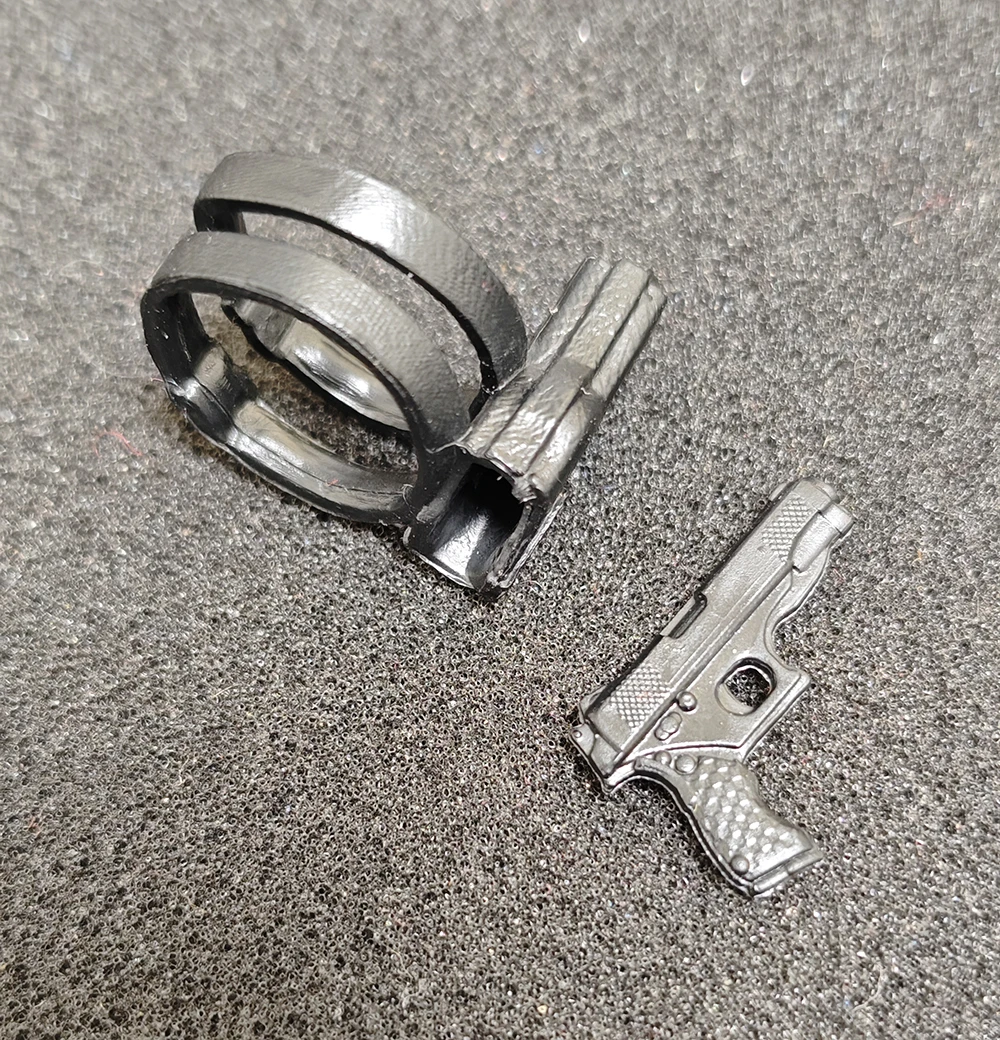 

1/12th Mini Toys Model The Black Leg Holster Bag Secondary Weapons Not Real Accessories For 6" GWOTYS Romankey Doll Figure DIY