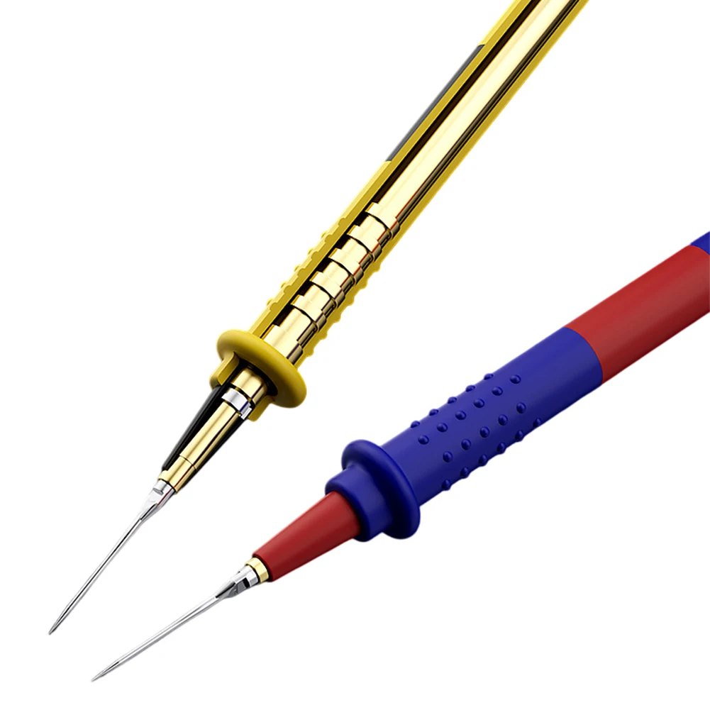 Pure Copper Multimeter Test Leads With 4mm Right Angle For Digital Voltage Current Measurement 2000V Rated Silicone Probes