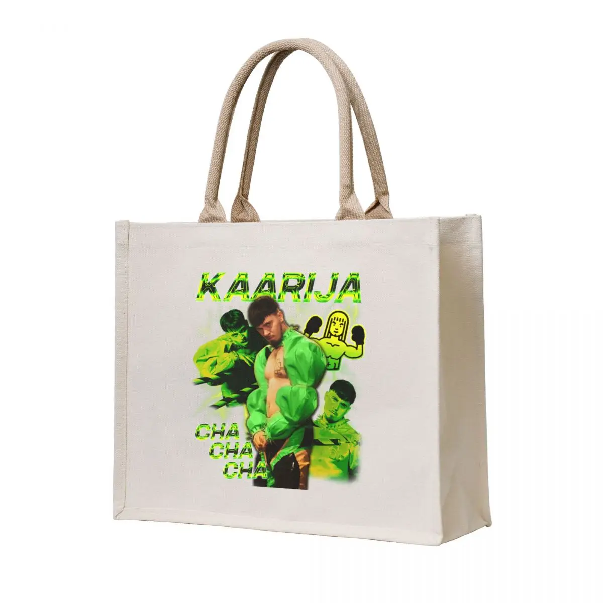 

Krij Cha Cha Cha Eurovision 2023 Finland Y2K Kaarija Tote Bag reusable grocery bags shopper bag women canvas shopper bags