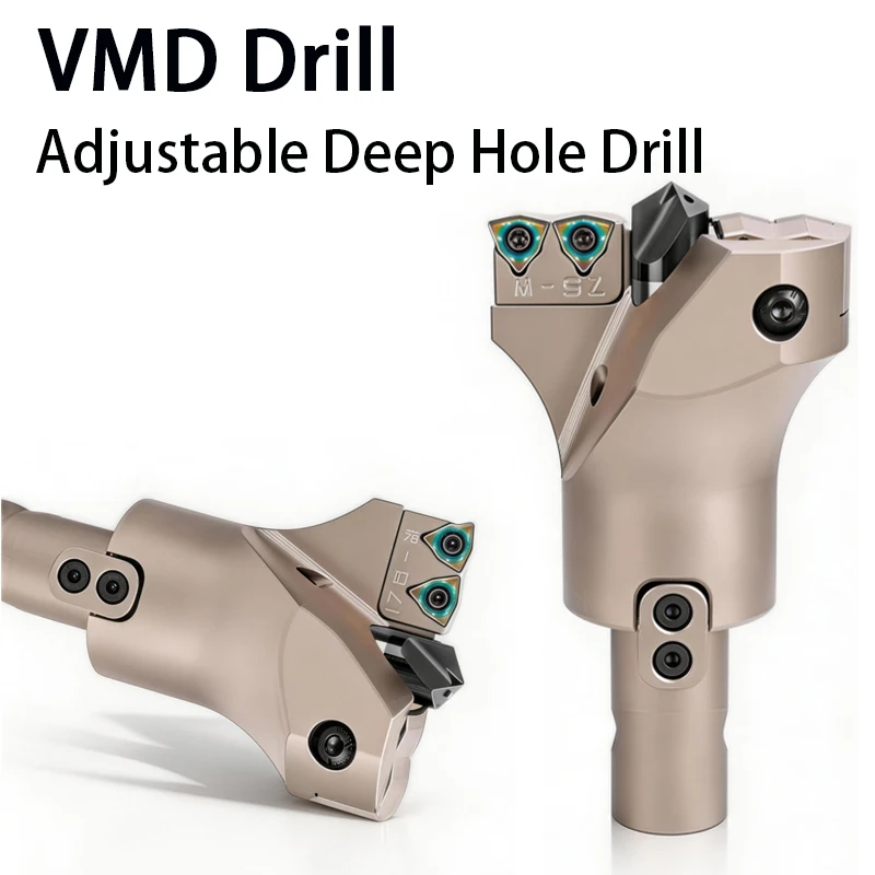 VMD Can Rotate Internal Cooling Deep Hole Large Drill Bit. Adjustable Diameter 50-150mm Compatible With Pld Centering U Drill