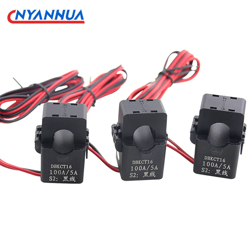 3PCS KCT16 Split Core Current Transformer Open Miniature Small 50/5 100/5 150/5 200/5 Class 0.5