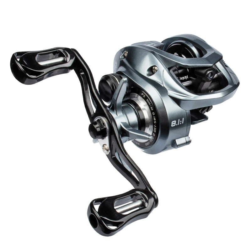 8kg Baitcasting Fishing Reel Casting Saltwater Fishing Reels Casting Reel 10+1BB Drag Ready to Ship