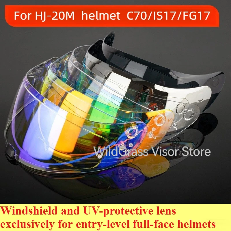 

HJ-20M Motorcycle Riding Helmet Visor Suitable for HJC C70 IS17 FG17 Motorbike Helmet Lens Night Vision Visor