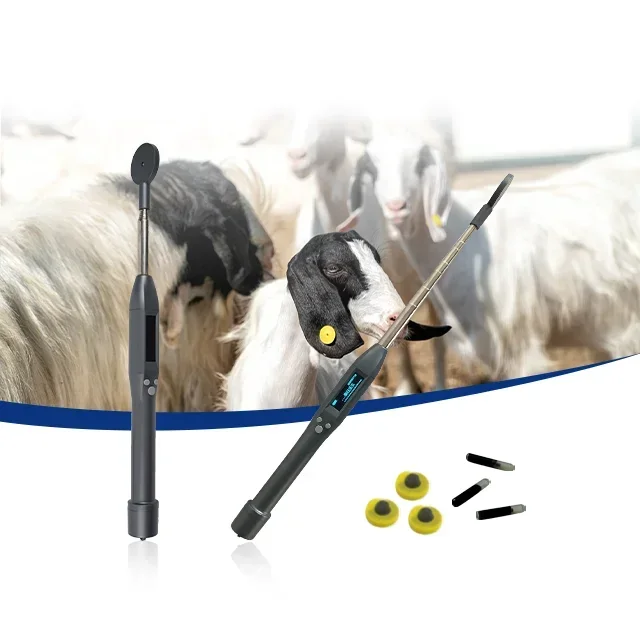 2026/Bluetooth RFID Animal Microchip Scanner Handheld FDX-B HDX Livestock Ear Tag Reader for Sheep Cow Goat with 134.2kHz Freque
