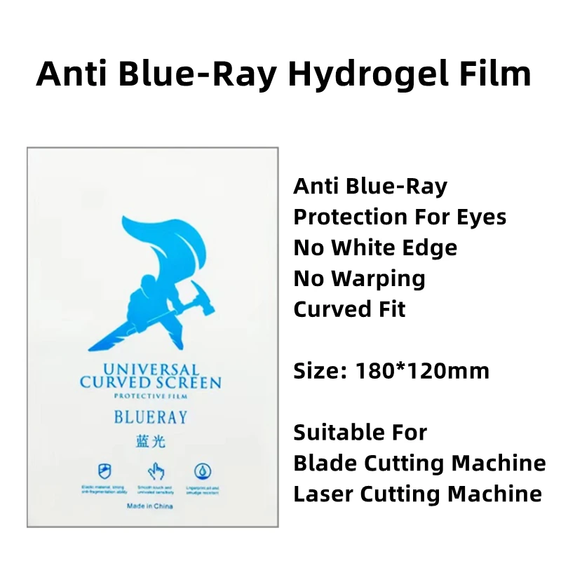 50pcs HD Hydrogel Film For All Phone Protecting Film Cutting Machine Matte/Anti Blue-Ray/UV/Privacy TPU LCD Screen Protector
