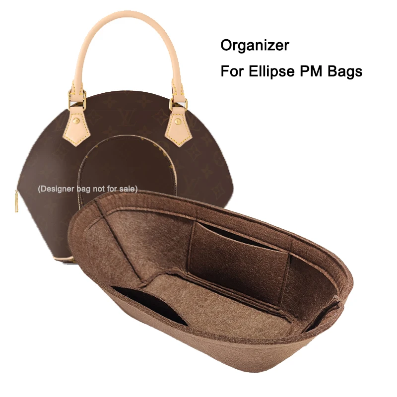 Sacos internos para Ellipse PM Felt Insert Bag, Organizador de Viagem, Maquiagem Bolsa de Viagem, Armazenamento Cosmético Portátil, Sacola, Acessórios