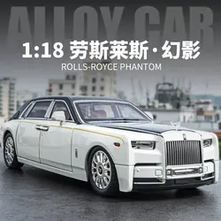 1:18 Rolls Royce Phantom Starlight Headliner Alloy Model Car Toy Diecasts Casting Sound and Light Car Toys For Children Vehicle