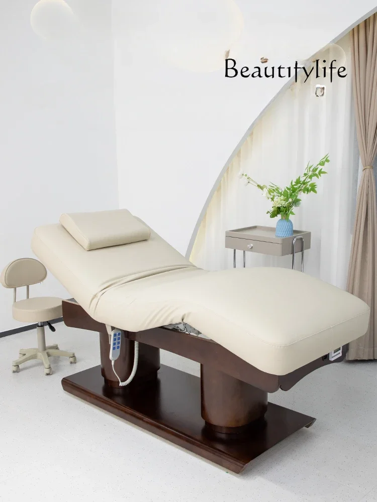 

High-End Beauty Bed Electric Beauty Salon Constant Temperature Heating Massage Bed Spa Multi-Function Bed