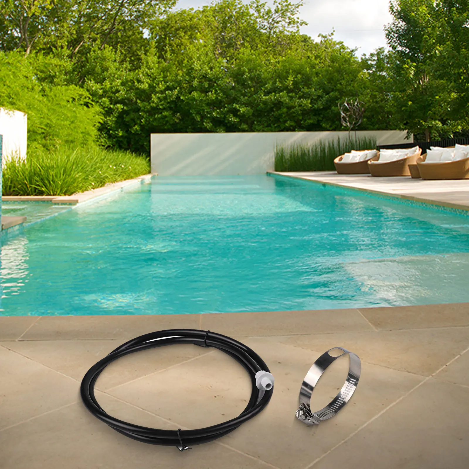 Long Lasting Pool Chlorinator Nut Saddle Fitting Tubing Clamp Creates for Clear Pool Water for ideal for Hayward CL220 CLX220GA