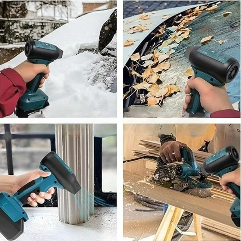 Violent fan compatible with various lithium batteries 18V portable 130000rpm high-speed blowing violent fan accessories