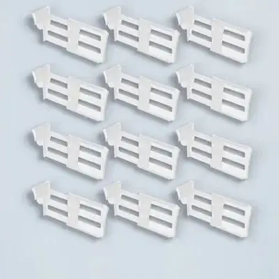 

12Pcs Refrigerator Side Door Divider Clips Fridge Partition Boards Adjustable Hanging Storage Space Saver Fridge Dividing Clip