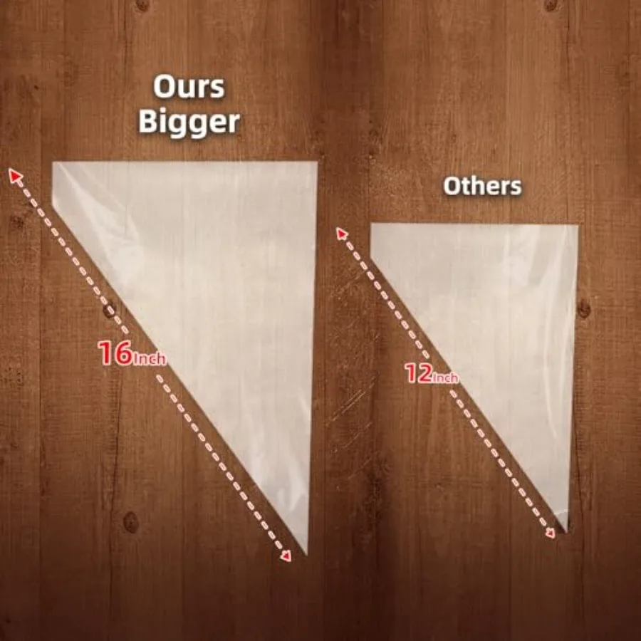 16 Ih sacs à douille jetables 50 pièces grands sacs à pâtisserie sacs de glaçage sacs à gâteau ting sacs à douilles grands sacs à glaçage