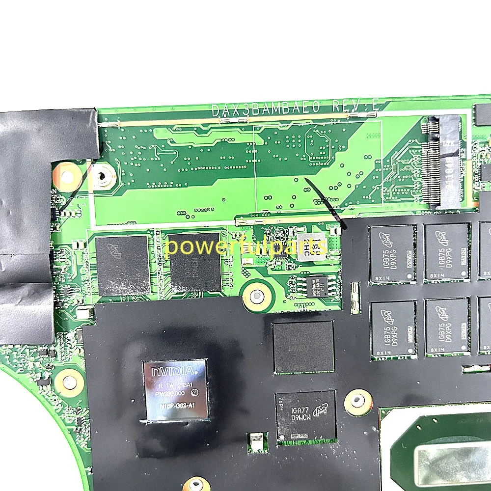 DAX3BAMBAE0 DAX3BAMBAD0 For Hp X360 15-EB Laptop Motherboard M37064-601 L97634-001  i7-10750H 16G GTX1650Ti 4GB Working OK