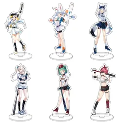 Anime Hololive 15cm Ayame Nakiri Fubuki Shirakami Okayu Nekomata Acrylic Stand humanoid decoration birthday present