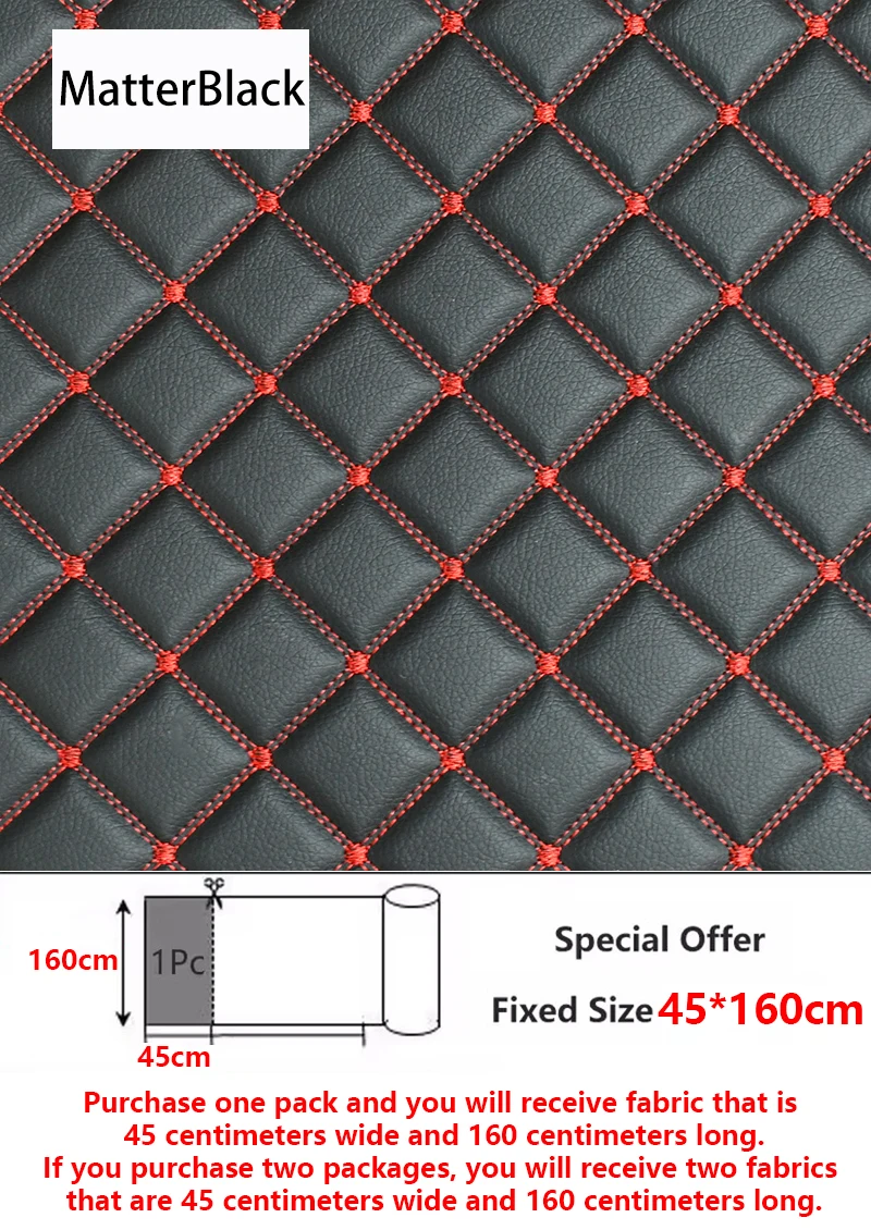 45/90x160 cm Speciale Aanbieding Geborduurde Plaid Stof Spons Tussenlaag Lederen Stoffen voor Auto-interieur Zitkussen decoratie