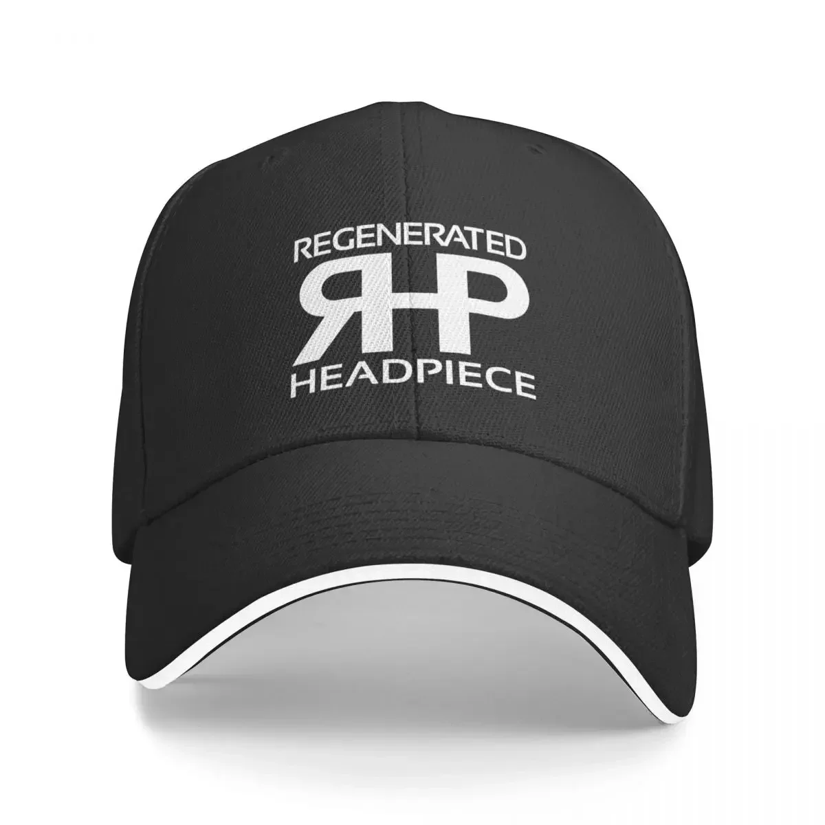 Regenerated Headpiece White Logo Baseball Cap |-F-| Custom Cap Hats Man Women's