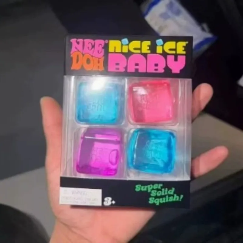 Cubitos de hielo Needoh, medusas, paletas de helado, juguetes sensoriales en diversas formas, juguetes para aliviar la ansiedad y relajarse para adultos, regalos de cumpleaños.
