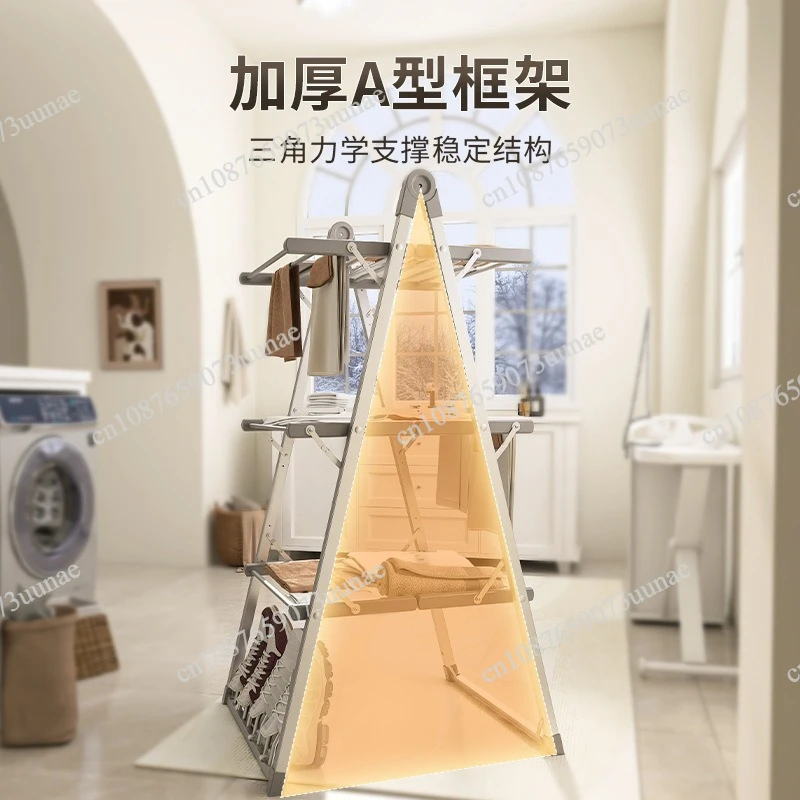 3 Tiers PP Material Towel Rack Mounted Standing Heated Towel Rack With Shoes Bracket