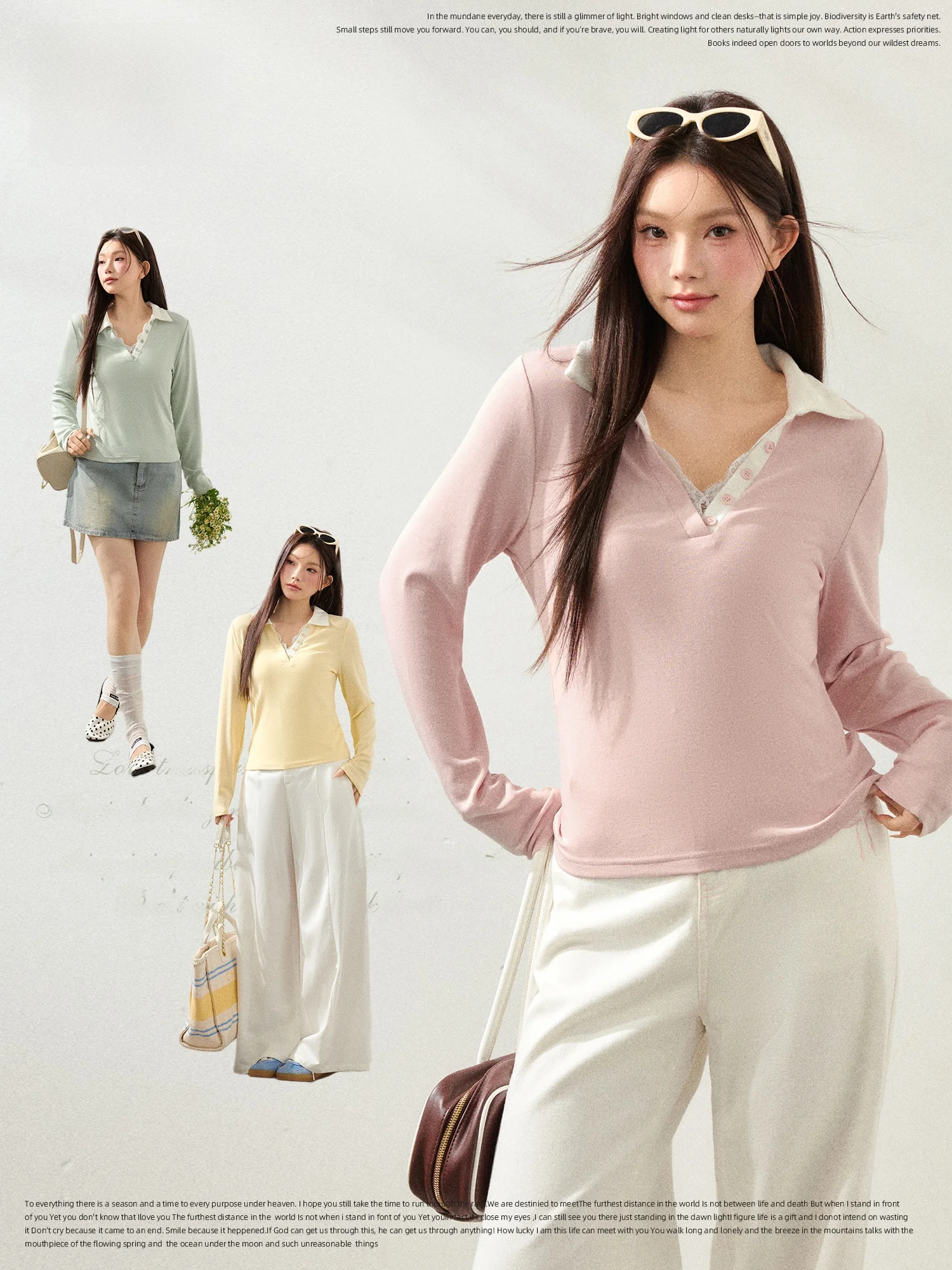 

Женская приталенная блузка больших размеров с кружевным воротником, корейский стиль, модная повседневная одежда, с завышенной талией, весенняя коллекция