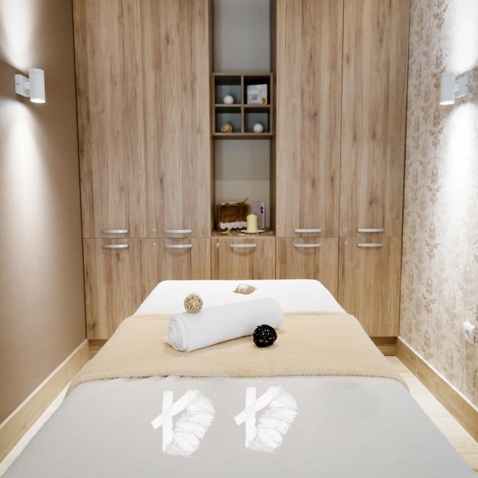 20 قطعة حمالات الصدر القابل للتصرف النساء غير المنسوجة النسيج تنفس سبا صالون تمتد العصابة الصدرية حمالات الصدر القابل للتصرف للنساء #5