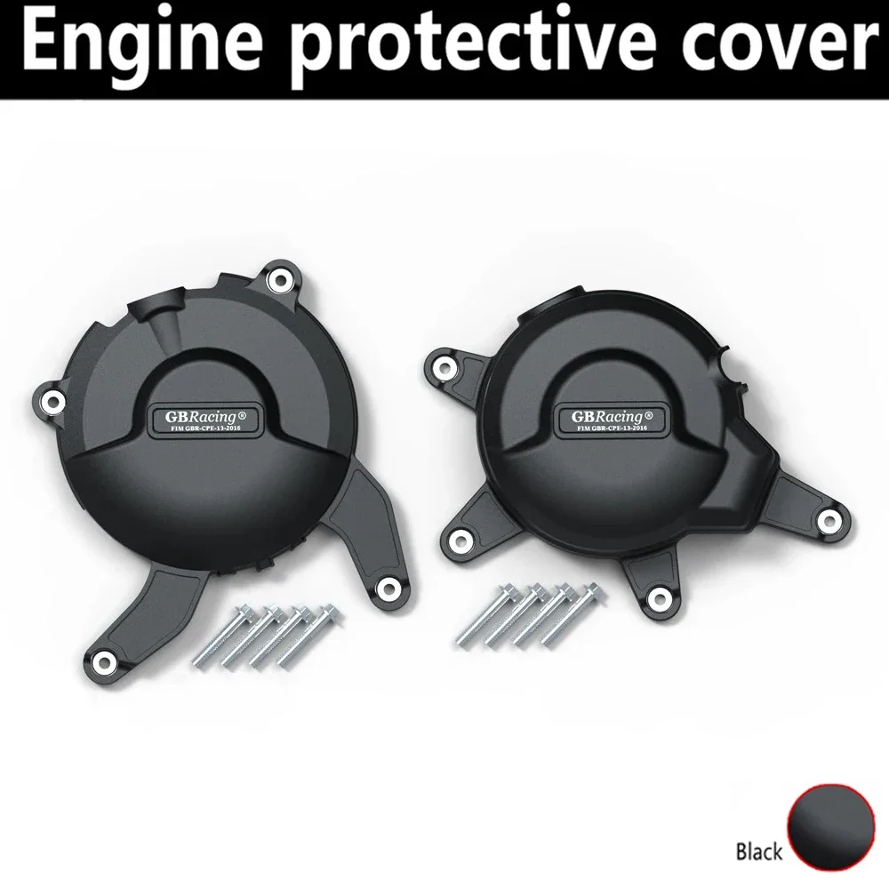 For KTM 390 DUKE 2022-2023 RC 390 2022-2023 Engine Protection Cover carbon-look