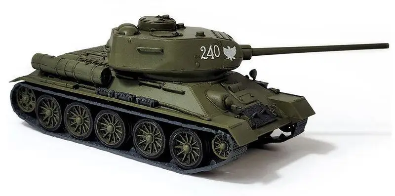 Academy 13421 1/72 Soviet T-34/85 Medium Tank Scale Plastic Model Kit