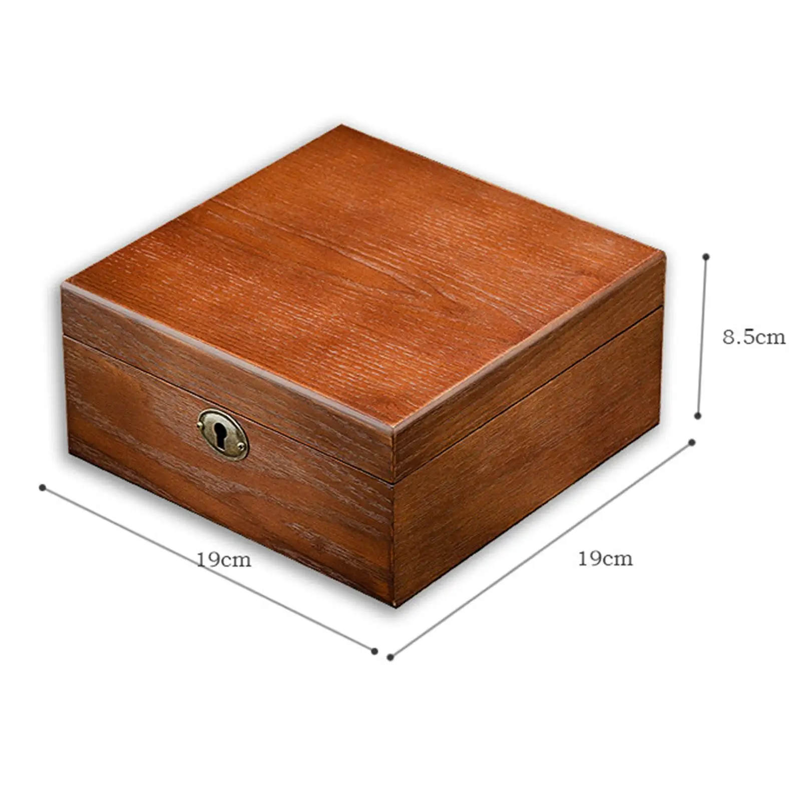 

6 Slot Wood Watch Box with Removable Watch Pillow Watch Organizer Watch Case Birthday Gift