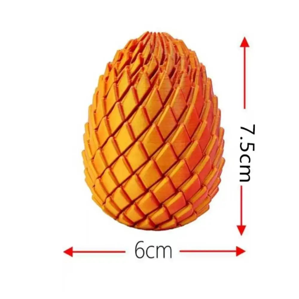 3D Dragon Egg Twisted Spiral Stress Relieving Decoration Desktop Decoration Party Gift Anxiety Relieve Pocket Toys Home Ornament