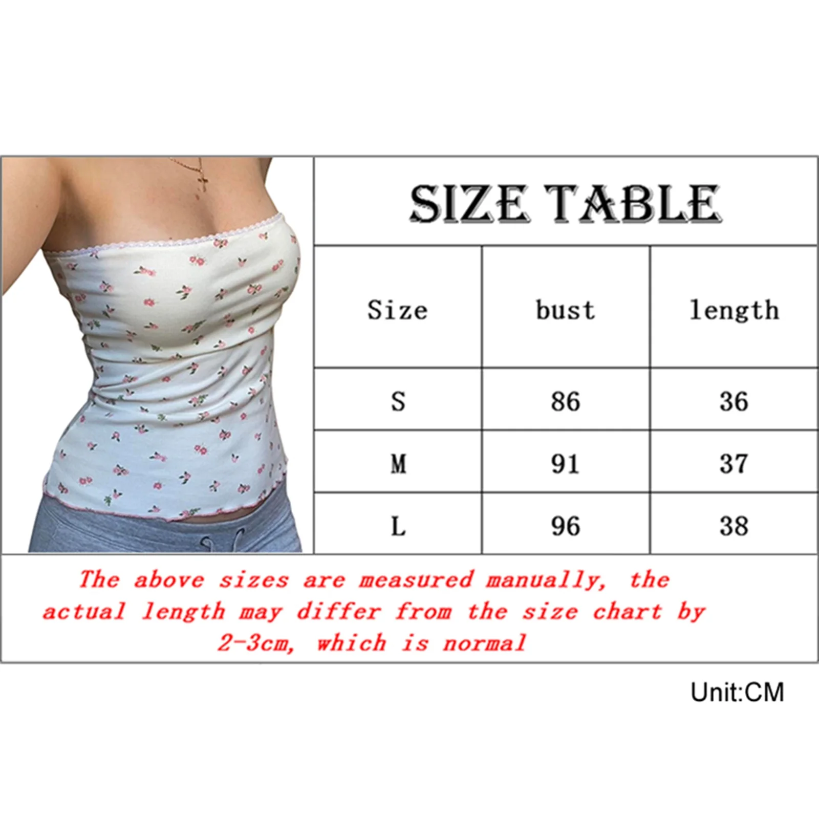 Dames Bloementube Tops Kanten Strapless Nauwsluitende Crop Tops Zomer Casual Y 2K Bandeau Tanktop